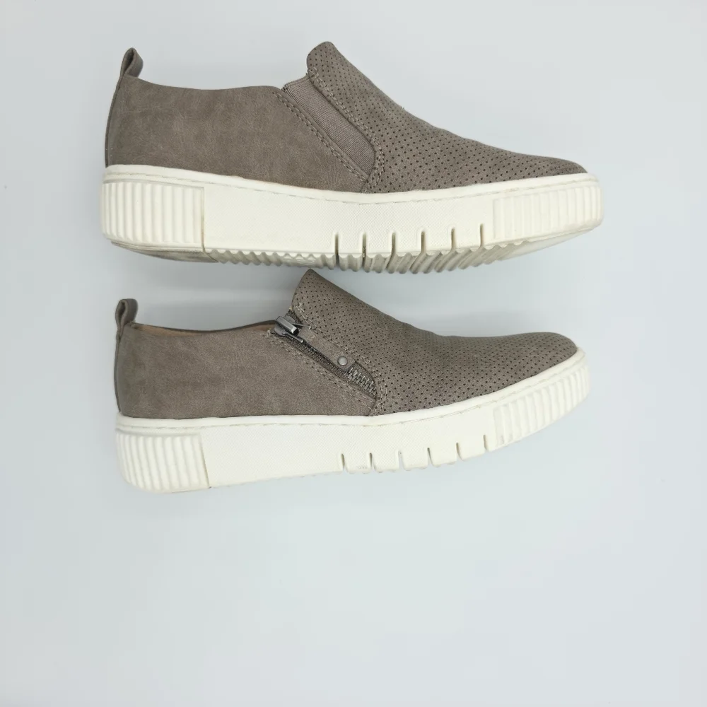 SOUL Turner Slip On Sneakers Grey Size 6.5 - Picture 6 of 9